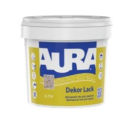 ლაქი წყლის საფუძველზე ფასადებისთვის Eskaro Aura Dekor Lack 0.75 ლ