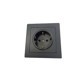 Socket Timex IP20 Jowisz 1 with grounding black