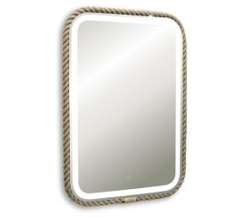 Mirror with touch switch Silver Mirrors Galeon 550х800