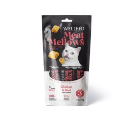 Cat treat Wellfed 25gr chicken and beef