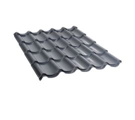 Metal tile 0.45x1180x2000 mm 2.36 m² gray