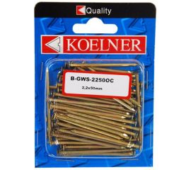Joiner's nails Koelner 2,2X50 mm zinc 60 pcs B-GWS-2250OC