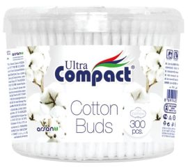 Cotton buds cylinders Compact 300 pcs