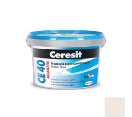 Затирка Ceresit Aquastatic CE 40 2 кг мельба