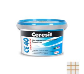 Затирка Ceresit Aquastatic CE 40 2 кг карамель