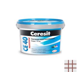 Затирка Ceresit Aquastatic CE 40 2 кг какао