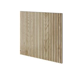 Panel oak veneer milled panel Lamele3D Vardo 600x600x11 mm