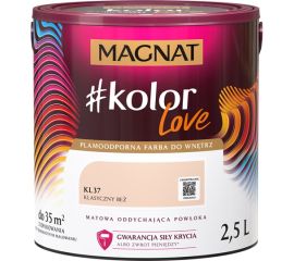 საღებავი ინტერიერის Magnat Kolor Love 2.5 ლ KL37 კლასიკური ჩალისფერი