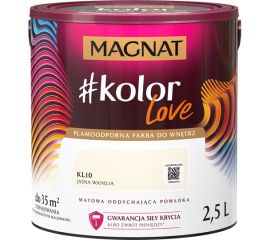 საღებავი ინტერიერის Magnat Kolor Love 2.5 ლ KL10 მსუბუქი ვანილი