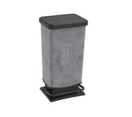 Trash can with pedal Rotho PASO 40l
