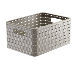 Storage basket Rotho 11l COUNTRY A5+ cappuccino