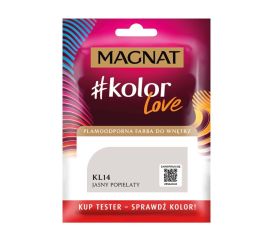 საღებავი-ტესტი ინტერიერის Magnat Kolor Love 25 მლ KL14 ღია ნაცრისფერი