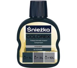 Universal pigment concentrate Sniezka Colorex 100 ml black N90