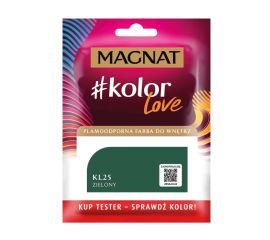 Краска-тест интерьерная Magnat Kolor Love 25 мл KL25 зеленая