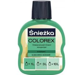 Универсальный пигмент-концентрат Sniezka Colorex 100 мл весенний зелёный N42