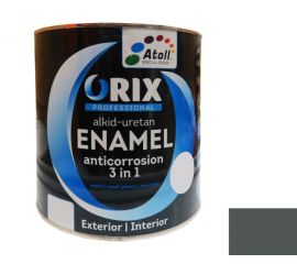Enamel anti-corrosion Atoll Orix Color 3 in 1, 2 l grey RAL 7045