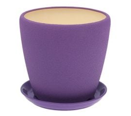 Flower Pot Ceramic Grace N3 Violet Silk