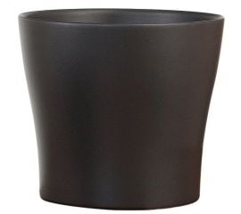 Ceramic pot for flowers Scheurich 808/15 ANTHRAZIT