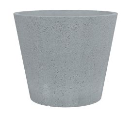 Outdoor plastic pot Scheurich 238/49 C-Cone Stony Grey 46 l