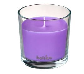 Candle in glass with aroma french lavender Bolsius 95/95
