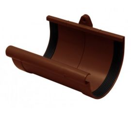 Муфта желоба коричневая Rainway 90 мм