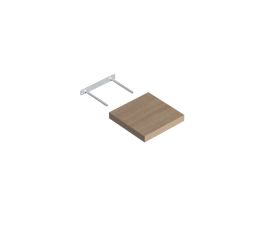 Shelf with hidden fastening oak sonoma VELANO 65057 235x235 mm