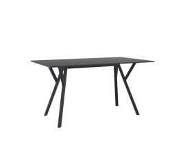 Table black MAX DÉCOR 74x140x80 cm