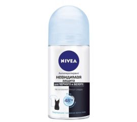 Roll-on deodorant Nivea Pure Invisible protection for black and white 50 ml