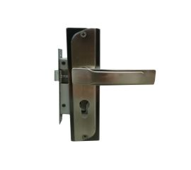 Set handle and lock BT Group T690 T01 50 mm. silver