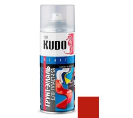 Грунт-эмаль для пластика Kudo KU-6006 520 мл красная