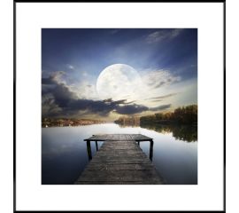 Picture in a frame Styler AB171 MOON JETTY 50X50