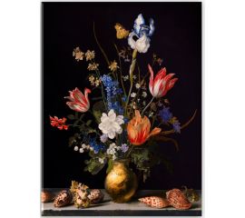 Glass picture Styler Gold Vase GL387 50X70 cm