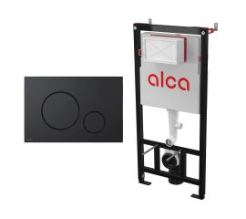 Installation system for suspended toilet Alcadrain AM101/1120 + button M678