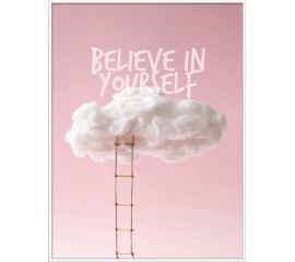 Picture in a frame Styler AB168 BELIEVE 50X70