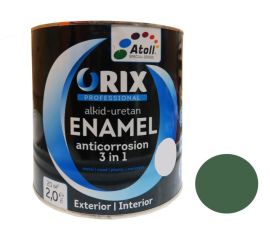 Эмаль-экспресс ORIX HAMMER 3 в 1 (антикоррозионная) хвоя 0,7 кг