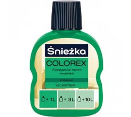 Универсальный пигмент-концентрат Sniezka Colorex 100 мл салатовый N45