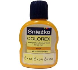 უნივერსალური პიგმენტი-კონცენტრატი Sniezka Colorex 100 მლ მზიანი ყვითელი N12