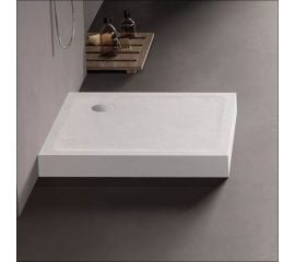 Shower tray New Trendy Stone White B-0521 90X90X11.5cm square + S-0041