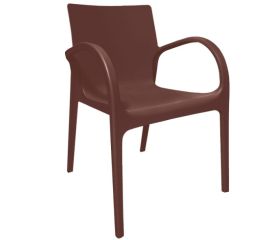 ALEANA სკამი მუქი ყავისფერი "ჰექტორი" 79.5სმ