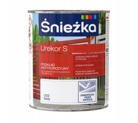 Грунт антикоррозионный для металла Sniezka Urekor S белый 0,8л