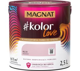 საღებავი ინტერიერის Magnat Kolor Love 2.5 ლ KL33 ვარდისფერი