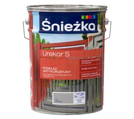 Грунт антикоррозионный для металла Sniezka Urekor S пепельный 5 л