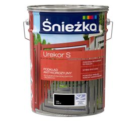 Грунт антикоррозионный для металла Sniezka Urekor S черный 5 л