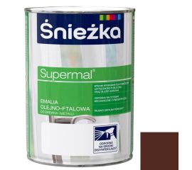 Enamel oil-phthalic Sniezka Supermal 2.5 l glossy brown