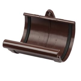 Gutter union Giza 120 mm brown (10.120.02.002)