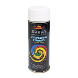 Универсальный спрей краска Champion Universal Enamel RAL 9010 400 мл матовый белый