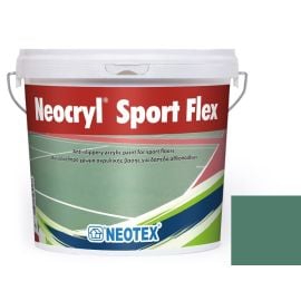 Краска Neotex Neocryl Sport Flex зеленая 4 кг