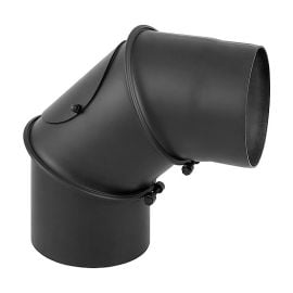 Adjustable elbow for the chimney with revision Darco 90° D-150
