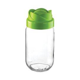 Glass jar with lid Sarina Cam Tulip S-297