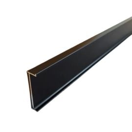 Skirting board from aluminum Profil Center Best Deal 2500x50x12.2 mm black